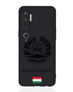 Чехол для Xiaomi Mi Note 10 10 Pro Черный лаковый Герб Таджикистана черный Signumcase