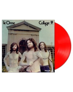 Le Orme Collage Reissue Limited Clear Red Vinyl Gatefold LP Iao