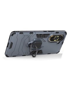 Противоударный чехол с кольцом Panther Case для Huawei Nova 10 синий Black panther