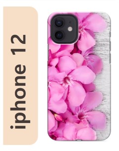 Чехол на Apple Iphone 12 Розовые цветы 042 Nobrand