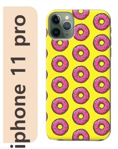 Чехол на Apple Iphone 11 pro Пончики симпсоны 049 Nobrand