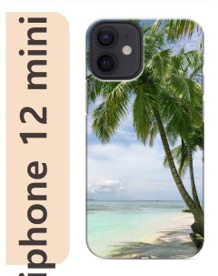 Чехол на Apple Iphone 12 mini пальма пляж 050 Nobrand