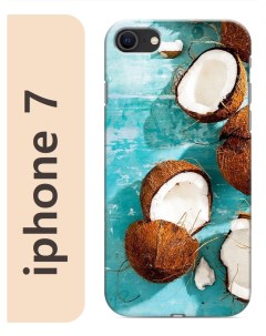 Чехол на Apple Iphone 7 кокосы 018 Nobrand