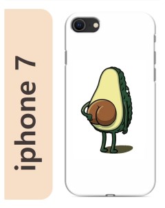 Чехол на Apple Iphone 7 авокадо 008 Nobrand