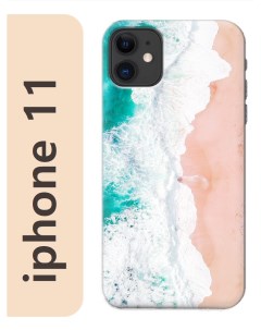Чехол на Apple Iphone 11 Морская волна Море пляж 039 Nobrand