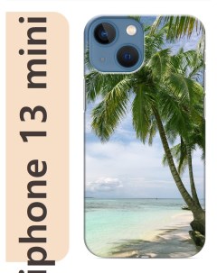 Чехол на Apple Iphone 13 mini пальма пляж 050 Nobrand
