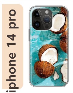 Чехол на Apple Iphone 14 pro кокосы 018 Nobrand