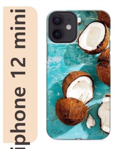 Чехол на Apple Iphone 12 mini кокосы 018 Nobrand
