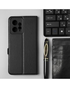 Чехол Book Case для Xiaomi Redmi Note 12 4G черный Borasco
