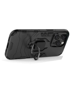 Противоударный чехол с кольцом Panther Case для iPhone 14 Pro Black panther