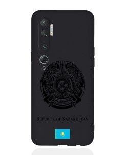 Чехол для Xiaomi Mi Note 10 10 Pro Черный лаковый Герб Казахстана черный Signumcase