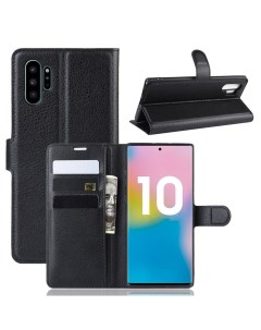 Чехол Wallet для смартфона Samsung Galaxy Note 10 Note 10 Plus черный Printofon