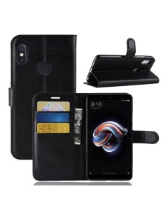 Чехол Wallet для смартфона Xiaomi Redmi Note 5 Xiaomi Redmi Note 5 Pro черный Printofon