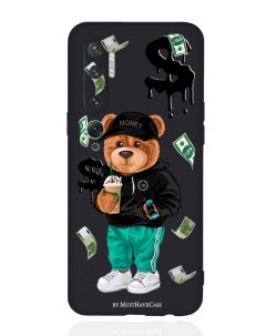 Чехол для Xiaomi Mi Note 10 10 Pro Tony Bear Мишка Тони черный Musthavecase