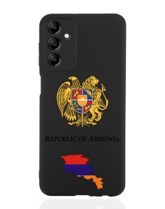 Чехол для Samsung Galaxy A14 Герб Армении черный Signumcase