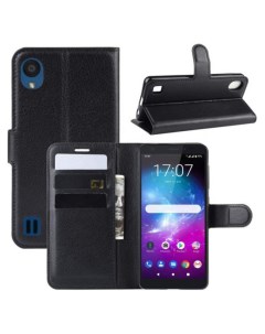 Чехол Wallet для смартфона ZTE Blade A5 2019 черный Printofon