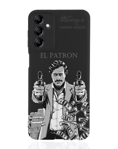 Чехол для Samsung Galaxy A14 El Patron Pablo Escobar Пабло Эскобар черный Musthavecase