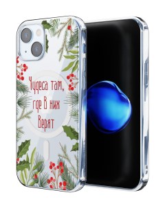 Чехол для iPhone 15 с MagSafe Рождество Mcover