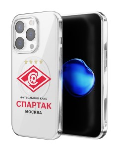 Чехол для iPhone 15 Pro с MagSafe Российский футбольный клуб Спартак Mcover