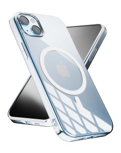 Чехол для iPhone 15 Plus с MagSafe Прозрачный Mcover