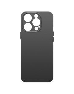 Чехол для iPhone 15 Pro Soft Touch силикон микрофибра черный Borasco