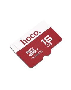 Карта памяти 16Gb Micro Secure Digital Class 10 Red 6957531085805 Оригинальная Hoco