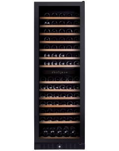 Встраиваемый винный шкаф DX 166 428DBK Black Dunavox