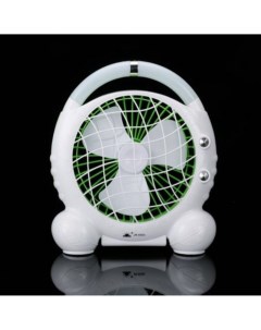Вентилятор настольный JR 5500 белый зеленый Nobrand