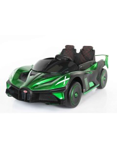 Электромобиль Bugatti sport 24V зеленый краска Toyland