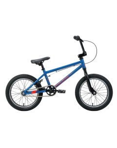 Велосипед Zigzag BMX 16 рама 15 3 2021 года синий оранжевый Forward