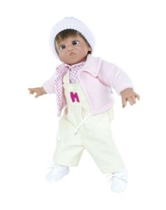Кукла Джестито Гримаса девочка в беж комбинезоне и светлой кофте 12028 38 см Lamagik