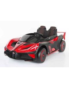 Электромобиль Bugatti sport 24V красный краска Toyland