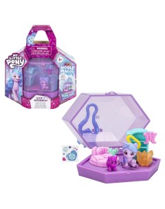 Игровой набор Mini world magic izzy moonbow брелок с кристаллами Иззи Мунбо My little pony