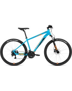 Велосипед APACHE 27 5 3 2 рама 19 2021 MTB бирюзовый оранжевый Forward