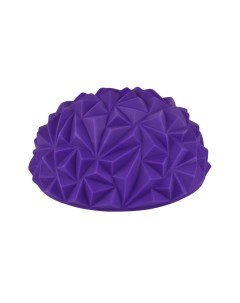 Массажер балансировочный полусфера надувная Кристалл 16см фиолетовая Cliff