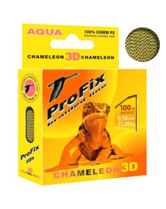 Плетеный шнур для рыбалки Olive 0 25mm 100m Desert песчано коричневый пиксельный Profix