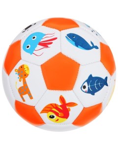 Мяч футбольный детский ПВХ машинная сшивка 32 панели размер 2 175 г цвета микс Onlitop