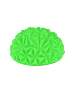 Массажер балансировочный полусфера надувная Кристалл 16см зелёная Cliff