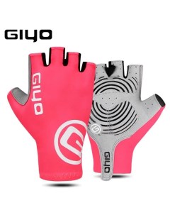 Велоперчатки без пальцев размер M цвет розовый Giyo
