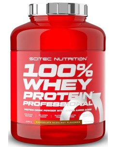 Протеин сывороточный 100 Whey Protein Professional 2350 г шоколад фундук Scitec nutrition