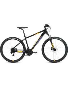 Велосипед APACHE 27 5 3 2 рама 19 2021 MTB черный оранжевый Forward