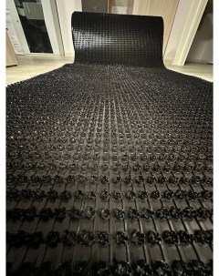 Резиновое рулонное покрытие входной коврик черный 0 9x15 Nobrand