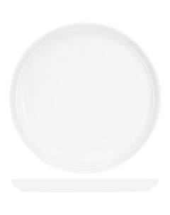 Тарелка для пиццы фарфор D 300 H 22мм белый Добрушский фарфоровый завод