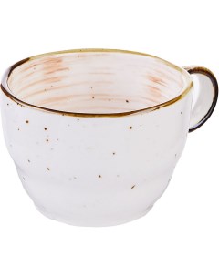 Чашка чайная фарфор 190мл D 85 H 55мм оранжевый 4 шт Kunstwerk