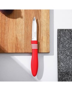 Нож Cor Cor для очистки овощей длина лезвия 7 5 см цвет красный 2 шт Nobrand