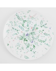 Тарелка обеденная 27 см фарфор N Луговые цветы Foliage Kuchenland