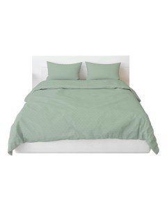Комплект постельного белья Cotton soft Diana полутораспальный 50 х 70 см зеленый Sole mio