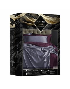 Комплект постельного белья Luxury евро хлопок полиэстер Мона лиза