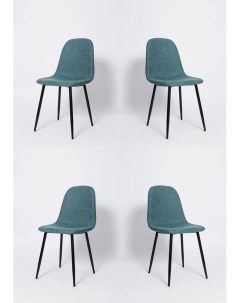 Комплект стульев для кухни XS2441 4 шт морская волна ткань La room