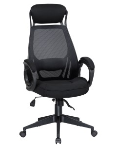 Кресло для руководителя LMR 109BL черный Лого-м